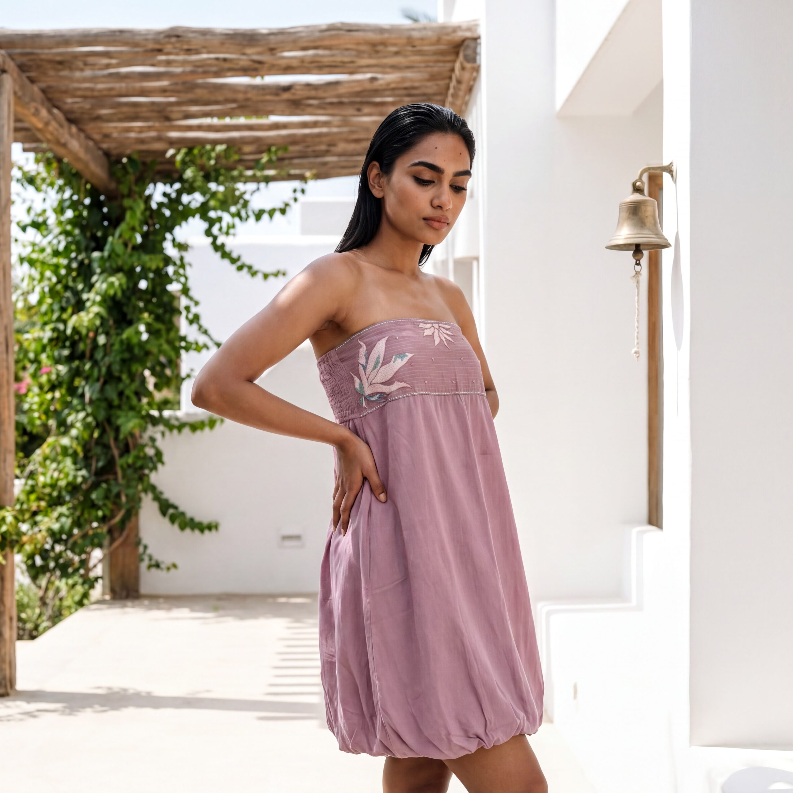 rose baloon dress 1