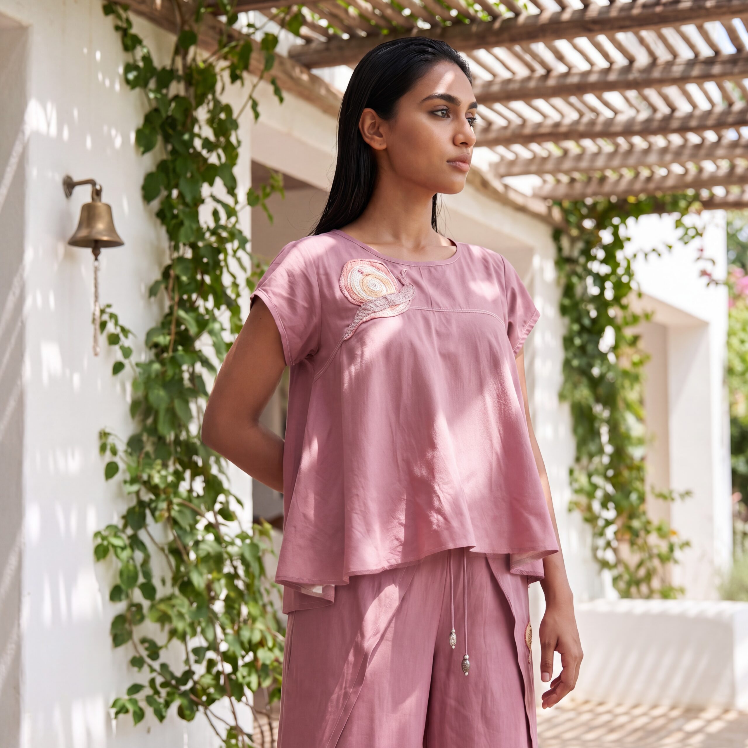 rose peplum set 1