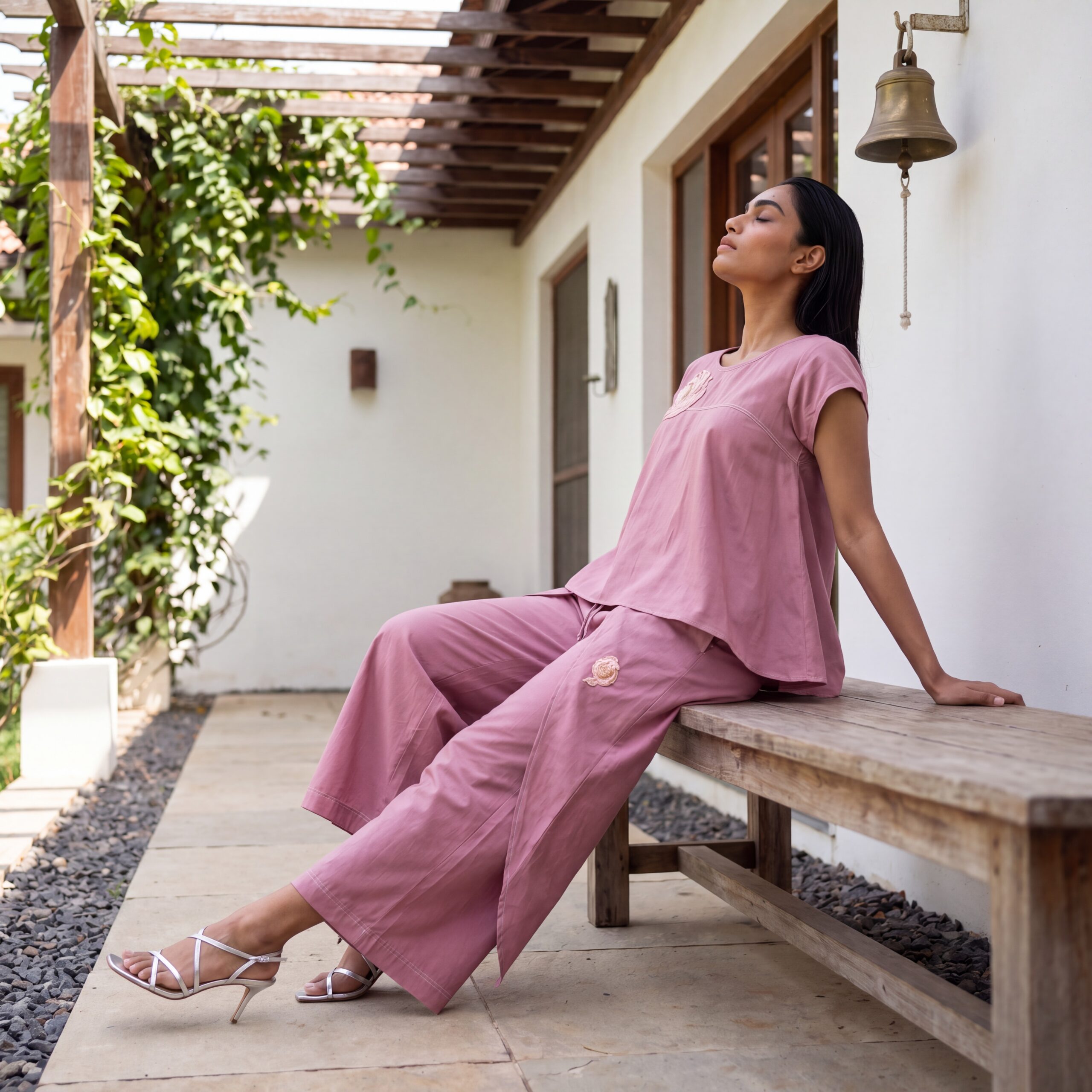 rose peplum set 2